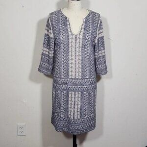 Love Sam Embroidered Blue Dress Size M